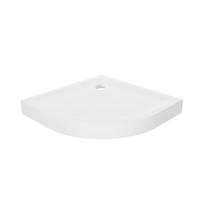 Dušo padėklas HARMONY Laut Har-0045, 80 x 80 x 11,5 cm, akrilinis, pusapvalis, baltas
