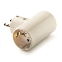 Šakotuvas SOLERA 1302, 2 lizdų, su įžeminimu, keramikinė apsauga, 16A 250V, 3600W