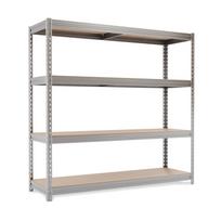Sandėliavimo lentyna AR SHELVING BullrackRivet, metalinė, 4 lentynos, 200 x 200 x 60 cm