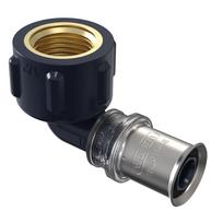 Presuojama alkūnė WAVIN Tigris K5, 20 x 1/2" mm x 90°, vid. sriegis, 3079783