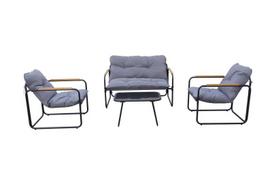 Sodo baldų komplektas NOVELLY HOME Vita Leisure FS270, 2 foteliai, sofa, stalelis