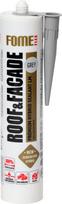 Hermetikas FOME FLEX Hybrid Roof&Facade Lm, 300 ml, pilkas