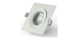 Montuojamas šviestuvas ORRO Im1082, LED 5 W, 220-240 V, 400 lm, 3000 K, 25.000 val., kvadrtinis, bal