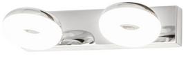 Vonios šviestuvas RABALUX Beata, LED, 2 x 5W, 230V 50Hz, 4000K, 2 x 465 lm, IP44, chromo sp., 55 x 2