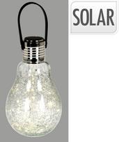 LED dekoratyvinė lemputė SOLAR, pakabinama, 26 x 14 cm
