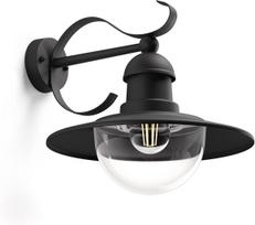Lauko sieninis šviestuvas G.LUX Gh-214-Bl, 1xE27 kompl. be lempučių, IP44, juodos sp.