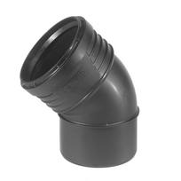 Betriukšmės kanalizacijos alkūnė WAVIN SiTech+, d50/45°, 215505045