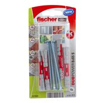 Dvikomponenčiai kaiščiai FISCHER Duopower, su varžtu 8 x 65 mm, 4 vnt.