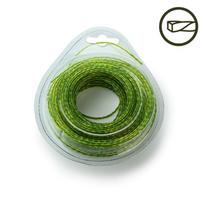 Žoliapjovės pjovimo lynas HERVIN GARDEN Strong, tylus, kvadratinis suktas, skersmuo 2,4 mm, 15 m