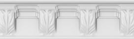 Lubų/sienų apdailos juostelė NOVELLY HOME M21, spl. balta, 50x90x2000 mm, 4vnt
