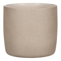 Kambarinis keraminis vazonas SCHEURICH Taupe Stone (900/18), smėlio sp., vazono skersmuo 18 cm.