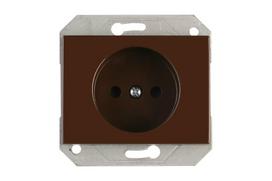 Kištukinis lizdas VILMA RP16-001-02 XP500, b/r, rudas