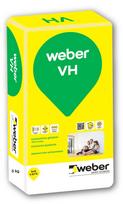 Cementinis glaistas WEBER VH, baltas, rankinis, 5 kg, 1004147