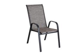 Kėdė NOVELLY HOME SC-092, plienas, tekstilenas, ruda, 55,5 x 72,5 x 95 cm, maks. apkrova iki 120 kg