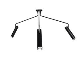 Kryptinis šviestuvas RABALUX Senobia 73039, GU10 3x MAX 35W, 55 x 485 mm, IP20, 230V, 50Hz, juodos s