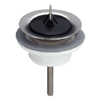 Ventilis praustuvui VIEGA 100261, 11/4 x 60 mm, Išleidimo, su kamščiu, plieninis, Vokietija