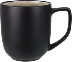 Puodelis, keraminis, 390 ml, juodos sp.