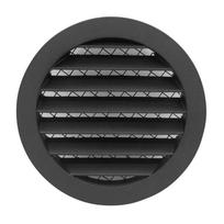Ventiliacinės grotelės EUROPLAST MRA125A, d125 mm, antracito sp., aliuminio lydinio