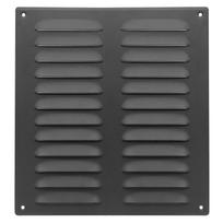 Ventiliacinės grotelės EUROPLAST MR2628A, 260 x 280 mm, antracito sp., metalinės