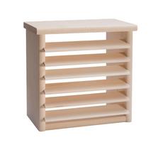 Pirties šviestuvo gaubtas MEDYNAS, 250 x 150 x 255 mm, kvadratinis, liepa