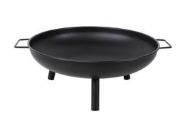 Laužavietė, skersmuo 58cm, aukštis 23cm, plienas, su 3 atsukamomis kojelėmis ir rankenomis