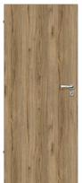 Laminuotos vidaus durys su užlaida VOSTER Plain, kairinės, spalva Italian walnut, matmenys 2030 x 74