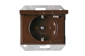 Kištukinis lizdas VILMA RP16-003-02 XP500, b/r su įž., rudas