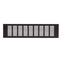Ventiliacinės grotelės EUROPLAST RA1040B, 100 x 400, aliuminės, bronzinės spalvos