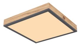 Lubinis LED šviestuvas GLOBO Doro, 12W, 230V, 1200 lm, 3000K, MDF medžio išvaizda, rėmas ažuolo, ali