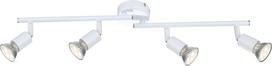 Kryptinis šviestuvas GLOBO Olana, GU10, 4 x 3W, 230V, 3000K, 4 x 250 lm, kompl. su LED lemputėmis, m