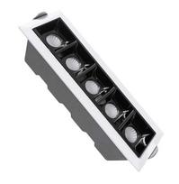Montuojamas šviestuvas ORRO, LED 7 W, 220-240 V, 4000 K, 560 lm, stačiakampio formos, KCB017-7, A171