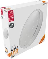 Lubinis LED šviestuvas AVIDE Alice At-9683, 24 W, 220-240 V, 4000 K, 2100 lm, IP44, 380 x 110 mm