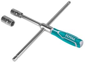 Kryžminis raktas TOTAL, 17,19, 21, 23 mm, THTRCW40231
