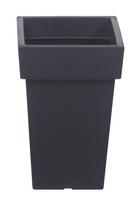 Plastikinis lauko vazonas LOFLY SQUARE, 19,3 x 19,3 x 19,3 cm., antracito sp.