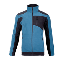 Džemperis LAHTI PRO, CE, atsegamas, turkio ir juoda spalva, 2XL dydis