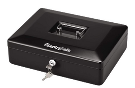 Rakinama metalinė pinigų dėžutė SENTRY CB-8, 200 x 156 x 83 mm, 2 raktai