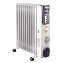 Tepalinis radiatorius HERVIN EQUIPMENT, 2500 W, 11 sekcijų, apšildomas plotas 30 m², su ventiliatori