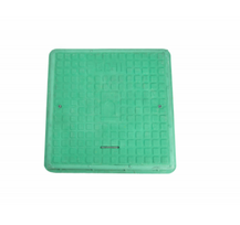 Keturkampis kanalizacijos šulinio dangtis 4IQ HD A15, 680 x 680 mm, 21 kg, apkrova 1,5 t, rakinamas,