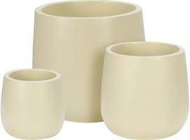 Lauko vazonas, matinės baltos sp., 37,5 x 37,5 x 32,5 cm.