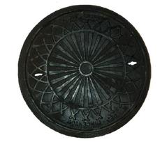 Kanalizacijos dangtis AO-500, d580/530, ketaus, apkrova - 5 t., svoris 28 kg