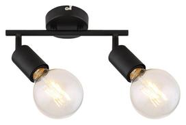 Kryptinis šviestuvas RABALUX Lamar, E27, 2 x 40W, 230V, IP20, metalinis, matinės juodos sp., 275 x 1