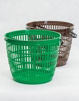 Pinta talpa, plastikinė, 40 l, žalios sp.