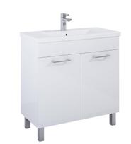 Vonios spintelės komplektas ELITA Cheese Plus 80, 98,5 x 81 x 39,5 cm, apatinės, pastatoma, su praus