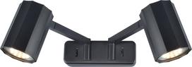 Kryptinis šviestuvas RABALUX Karter 73028, GU10 2X MAX 5W, skermuo 50 mm, IP20, 230V, 50Hz, matinės