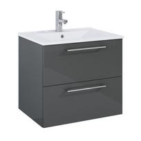 Vonios spintelės komplektas ELITA Roma Plus 60, 61,3 x 55,1 x 46,5 cm, apatinė, pakabinama, su praus