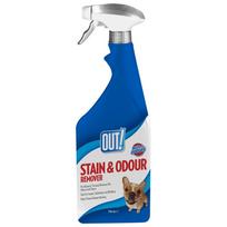 Purškiama priemonė kvapui ir dėmėms naikinti OUT Dog, 750 ml MR