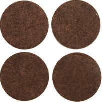 Padukas VOREL, Y x 74855, D - 40 mm, 4 vnt. lipnus, rudas veltinis