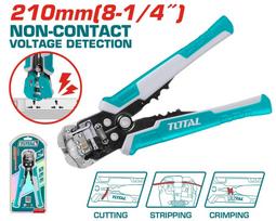 Automatinės izoliacijos nuėmimo replės TOTAL, išmanusis įtampos aptikimas, 0.2-6 mm2, 210 mm, THT152