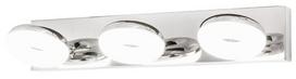 Vonios šviestuvas RABALUX Beata, LED, 3 x 5W, 230V 50Hz, 4000K, 3 x 465 lm, IP44, chromo sp., 75 x 3