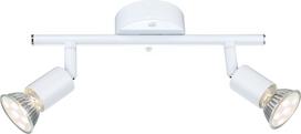 Kryptinis šviestuvas GLOBO Olana, GU10, 2 x 3W, 230V, 3000K, 2 x 250 lm, kompl. su LED lemputėmis, m